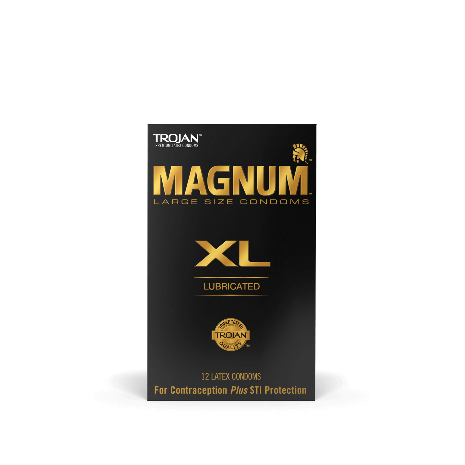 Trojan Magnum Xl Lubricated Condoms, 12 Count