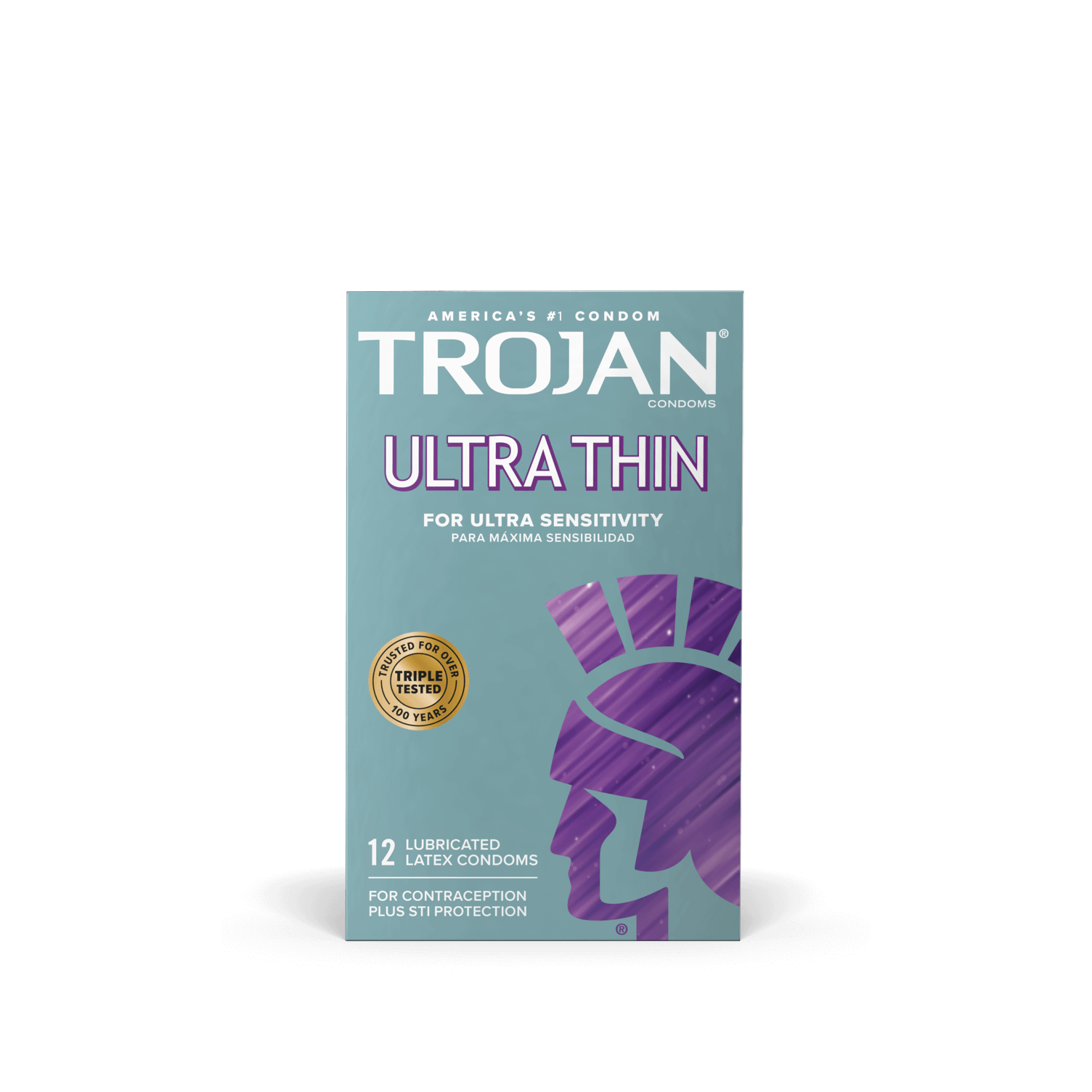 Trojan® Ultra Thin Lubricated Latex Condoms, 3 ct - Gerbes Super Markets