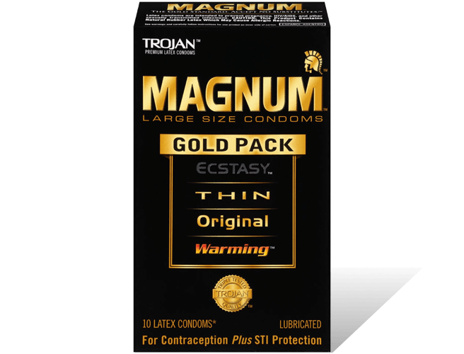 Trojan Magnum XL Lubricated Larger condoms - Magnum Condoms